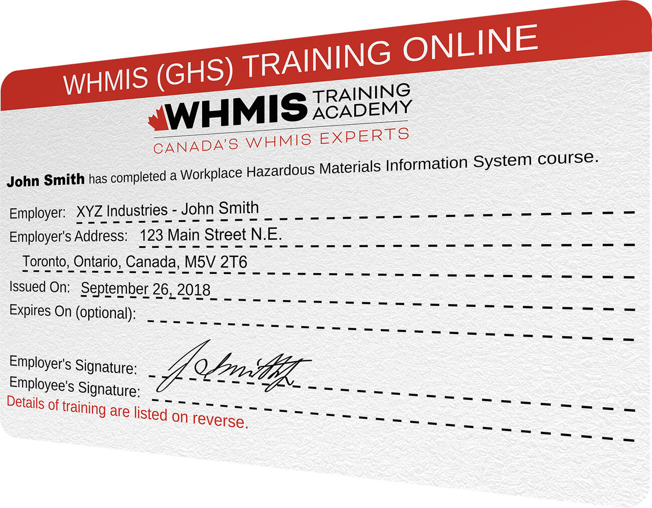 WHMIS FAQ's WHMIS Training